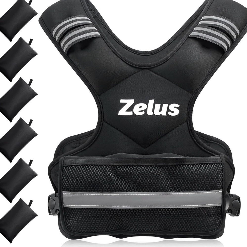 Zelus Black Weighted Vest